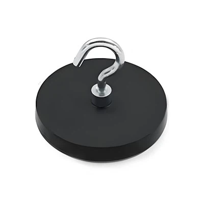 Met rubber beklede neodymium potmagnetenhaak